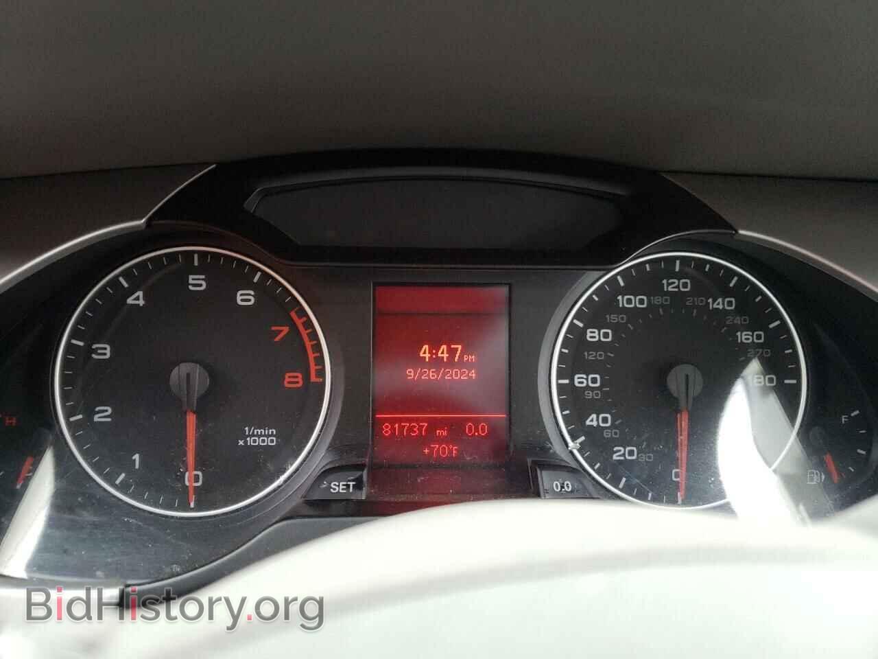 2012 AUDI A4 - VIN: WAUBFAFL4CN020383 - Photo 9