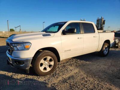 2022 RAM 1500 Big Horn/Lone Star, белый — VIN 1C6RREFG6NN217925, Copart