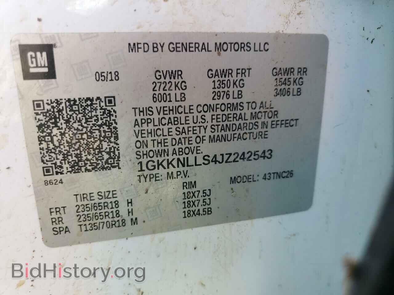 2018 GMC ACADIA - VIN: 1GKKNLLS4JZ242543 - Photo 13