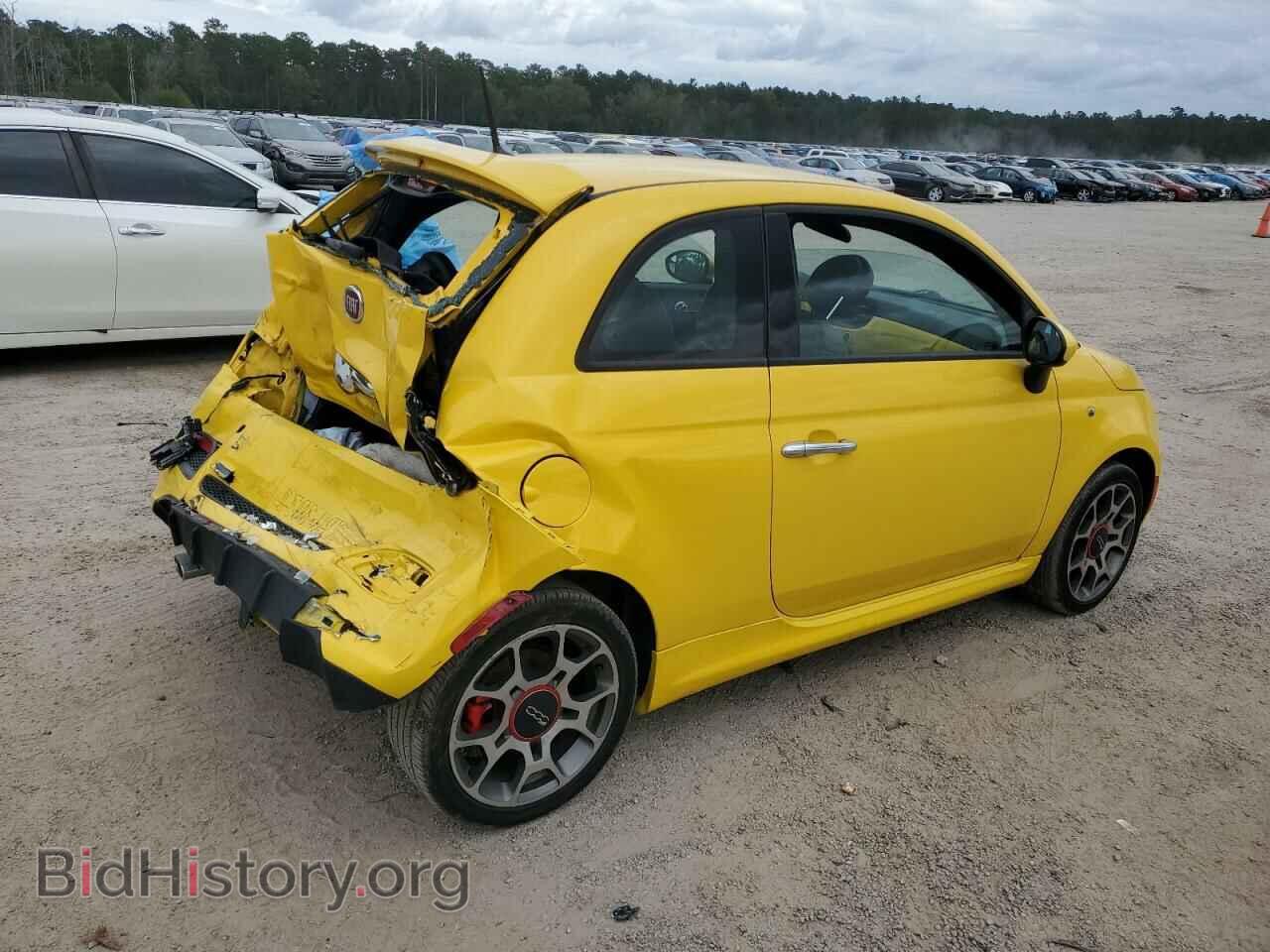 2015 FIAT 500 - VIN: 3C3CFFBR5FT638822 - Фото 3