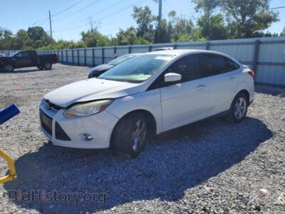2012 Ford FOCUS SE, white — VIN 1FAHP3F23CL303419, Copart