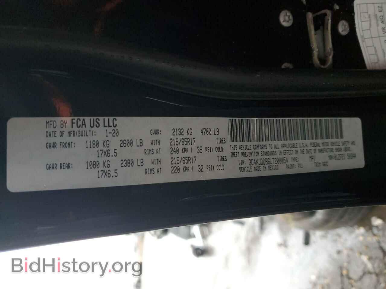 2020 JEEP COMPASS - VIN: 3C4NJDDB6LT200054 - Фото 14
