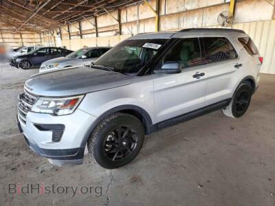 2018 Ford EXPLORER, серебристый — VIN 1FM5K7B89JGC86253, Copart