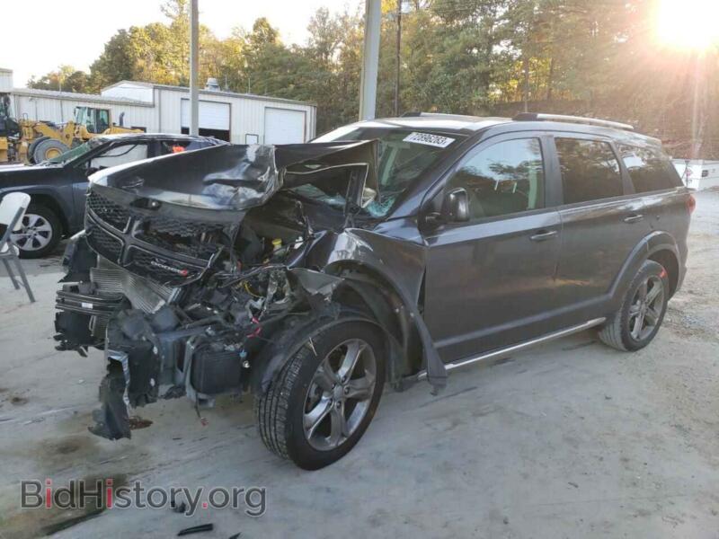 2017 Dodge JOURNEY Journey CR (VIN 3C4PDCGB0HT582157) — фото 1 из 12, Copart, повреждение: передняя часть