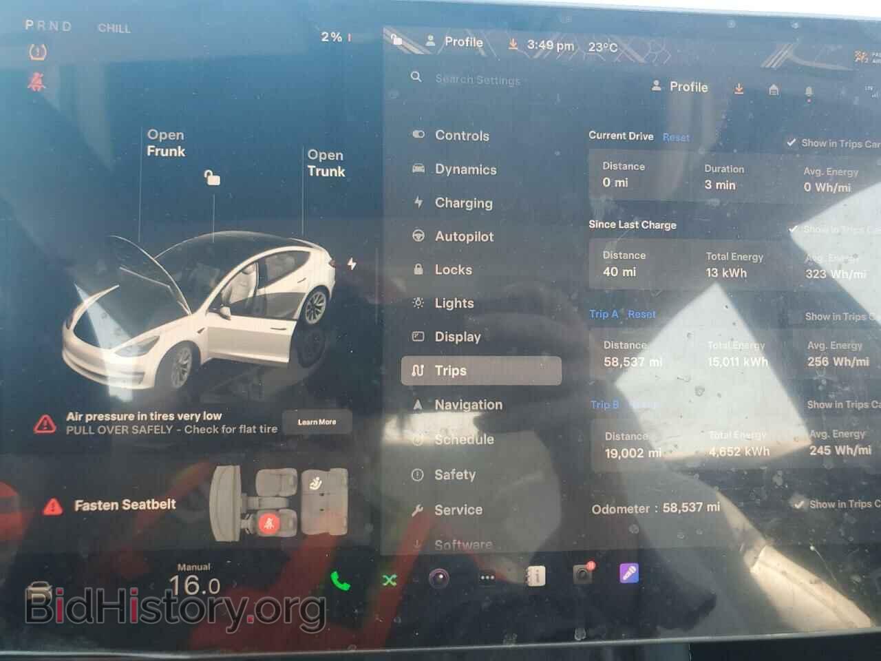 2023 TESLA MODEL 3 - VIN: 5YJ3E1EA3PF398774 - Photo 9