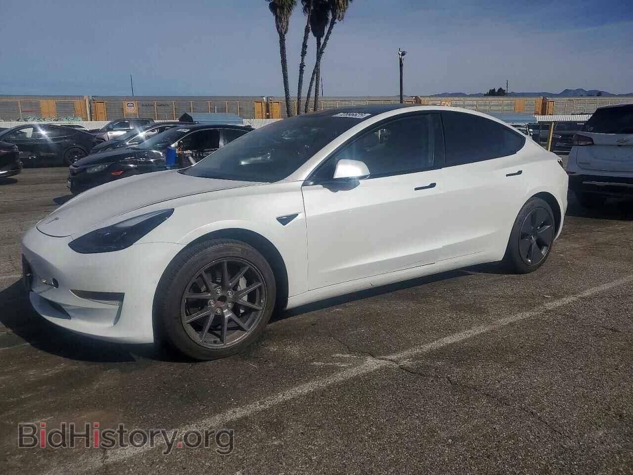 Photo 5YJ3E1EA2NF202837 - TESLA MODEL 3 2022