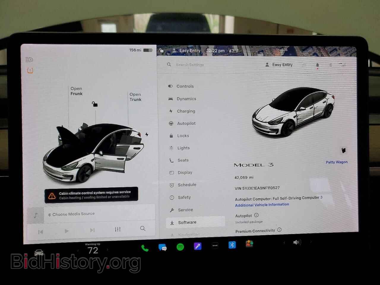 2022 TESLA MODEL 3 - VIN: 5YJ3E1EA9NF110527 - Photo 9