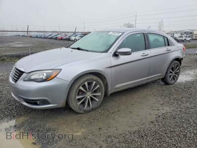 2013 Chrysler 200 Touring, серебристый — VIN 1C3CCBBB3DN569999, Copart