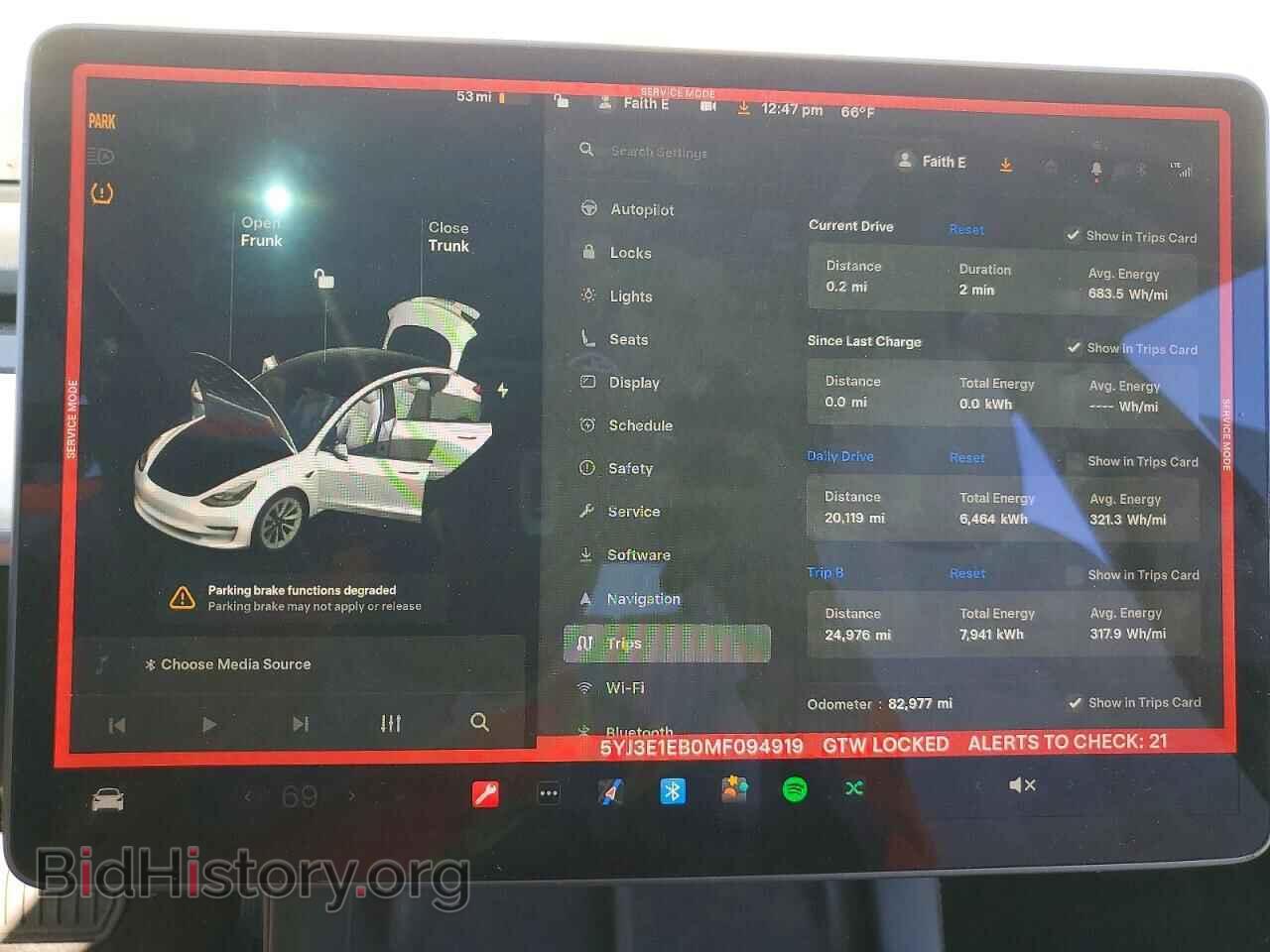 2021 TESLA MODEL 3 - VIN: 5YJ3E1EB0MF094919 - Photo 9
