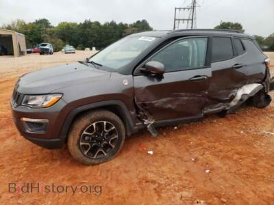 2021 Jeep COMPASS Trailhawk, темно-серый — VIN 3C4NJDDBXMT564981, Copart