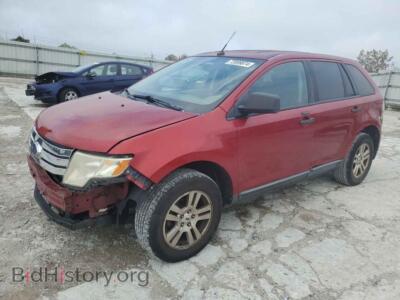 2008 Ford EDGE SE, красный — VIN 2FMDK36C48BA36522, Copart