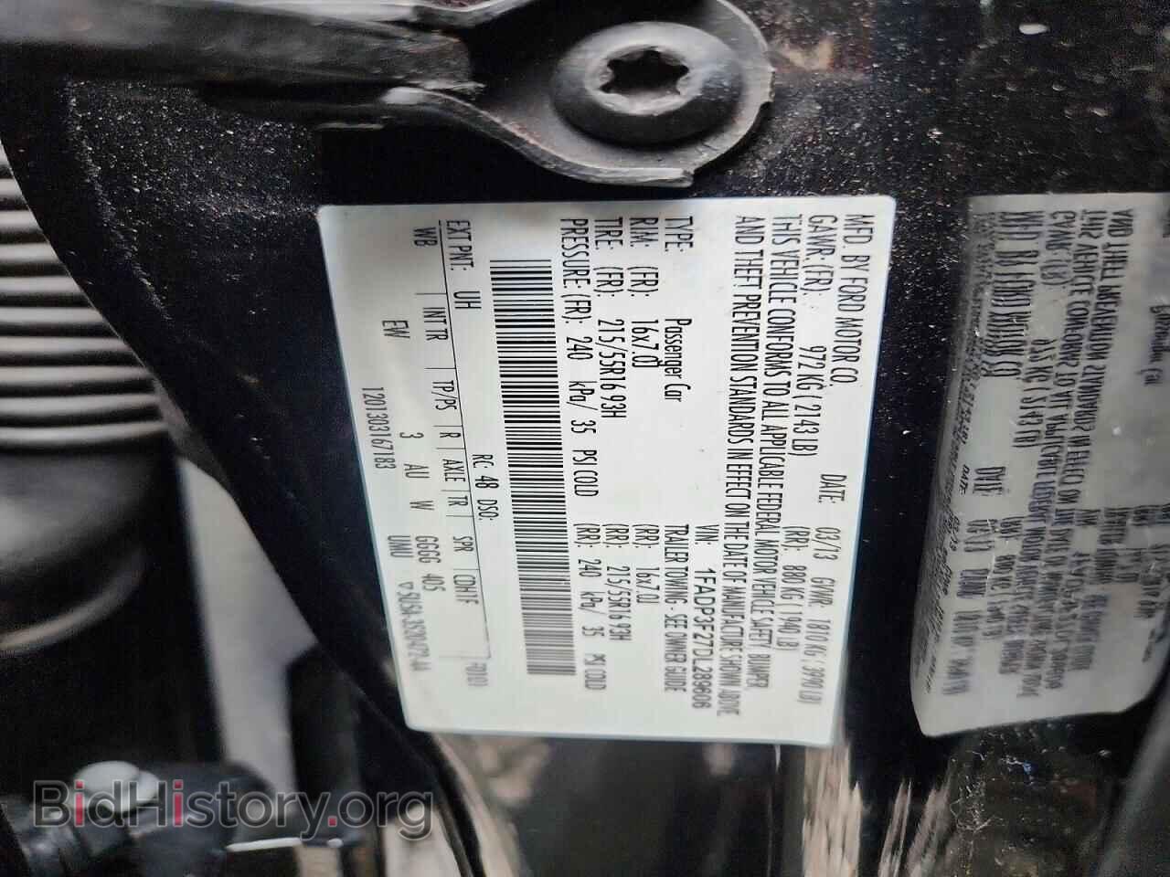 2013 FORD FOCUS - VIN: 1FADP3F27DL289606 - Photo 12