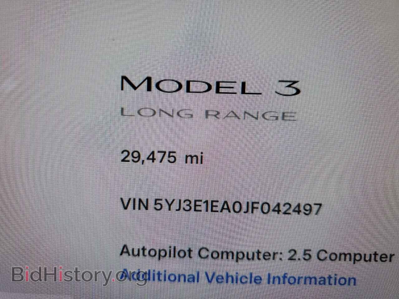 2018 TESLA MODEL 3 - VIN: 5YJ3E1EA0JF042497 - Photo 9