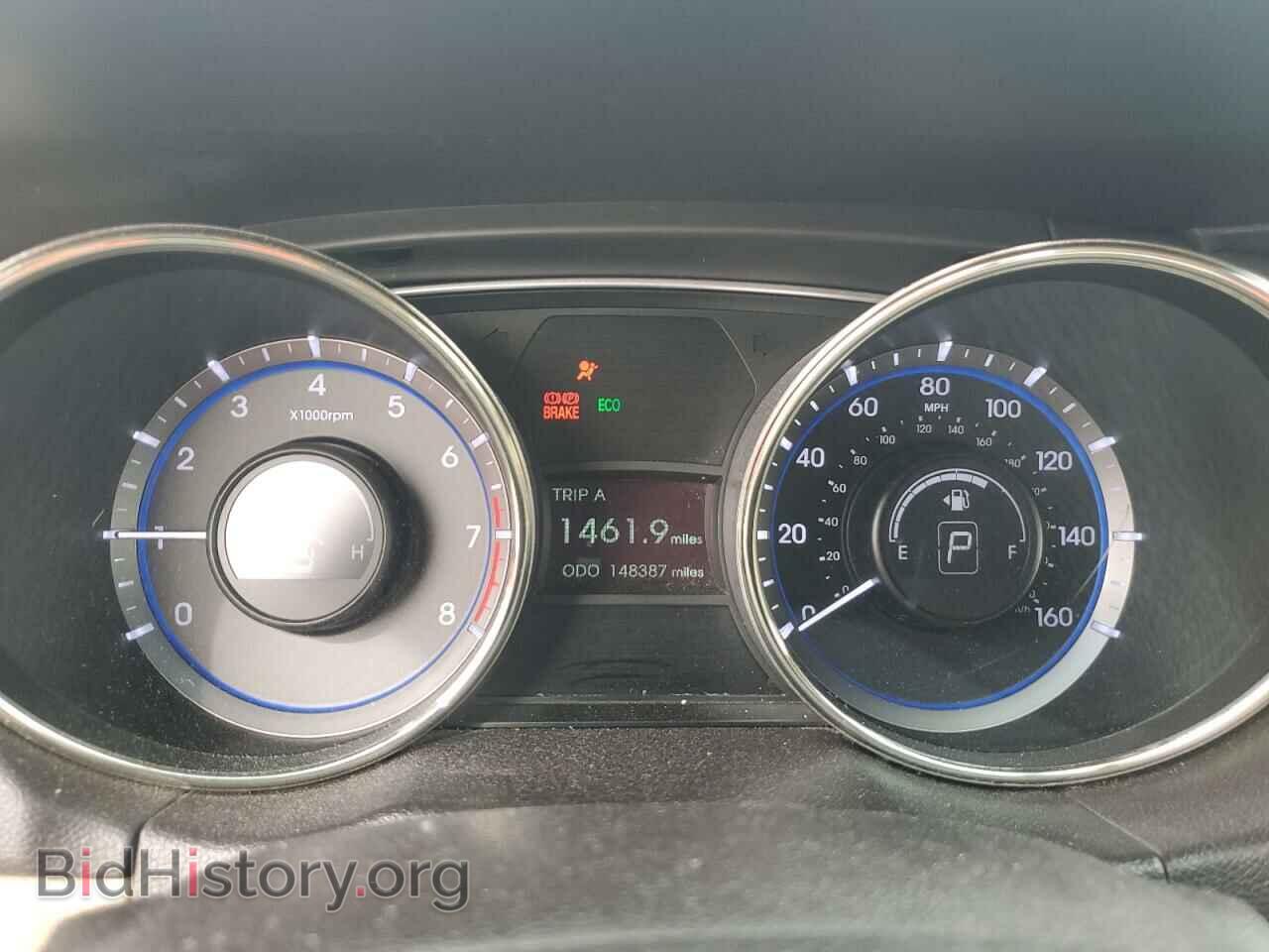 2012 HYUNDAI SONATA - VIN: 5NPEB4AC5CH360503 - Фото 9