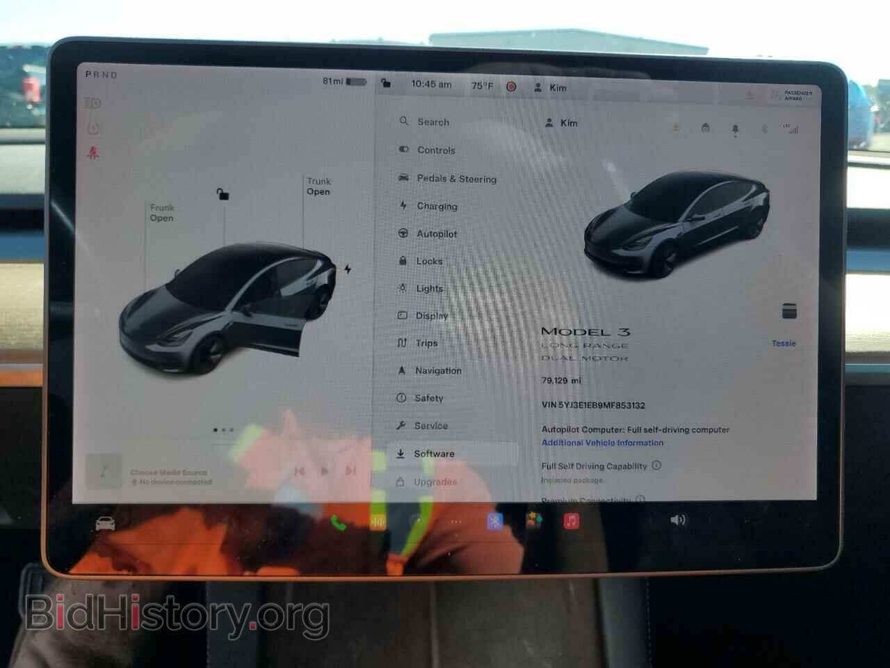 2021 TESLA MODEL 3 - VIN: 5YJ3E1EB9MF853132 - Фото 9