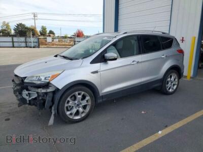 2015 Ford ESCAPE Titanium, серебристый — VIN 1FMCU9JX6FUC77122, Copart