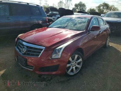 2014 Cadillac ATS Luxury, red — VIN 1G6AH5RX8E0108726, Copart