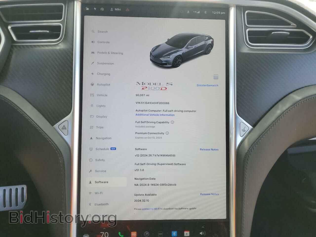 2017 TESLA MODEL S - VIN: 5YJSA1E43HF200066 - Фото 9