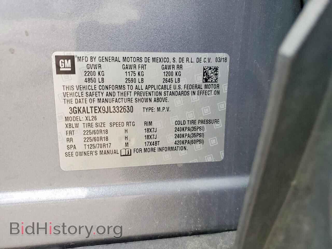 2018 GMC TERRAIN - VIN: 3GKALTEX9JL332630 - Фото 13