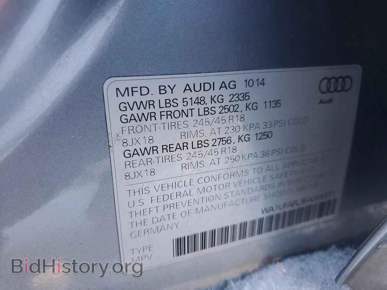 2015 AUDI A4 - VIN: WA1UFAFL3FA059371 - Photo 12