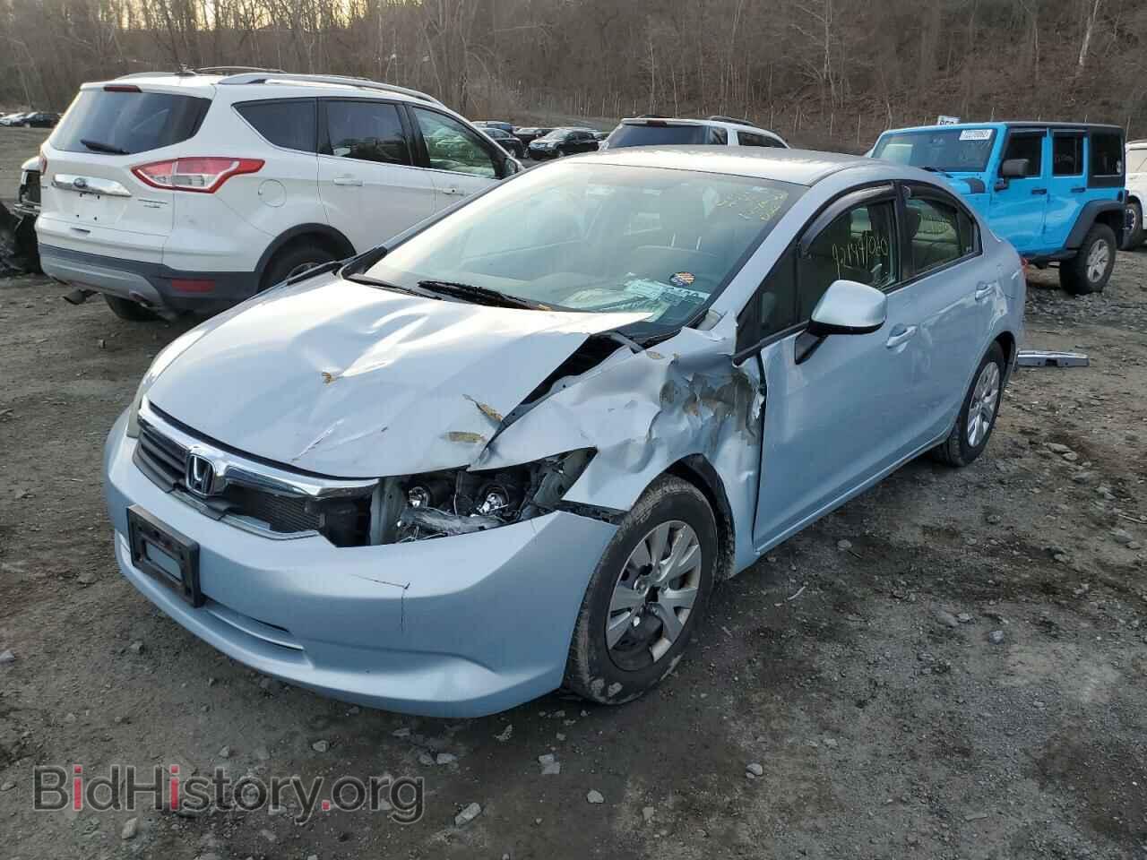 2012 HONDA CIVIC - VIN: 2HGFB2F58CH516191 - Фото 2