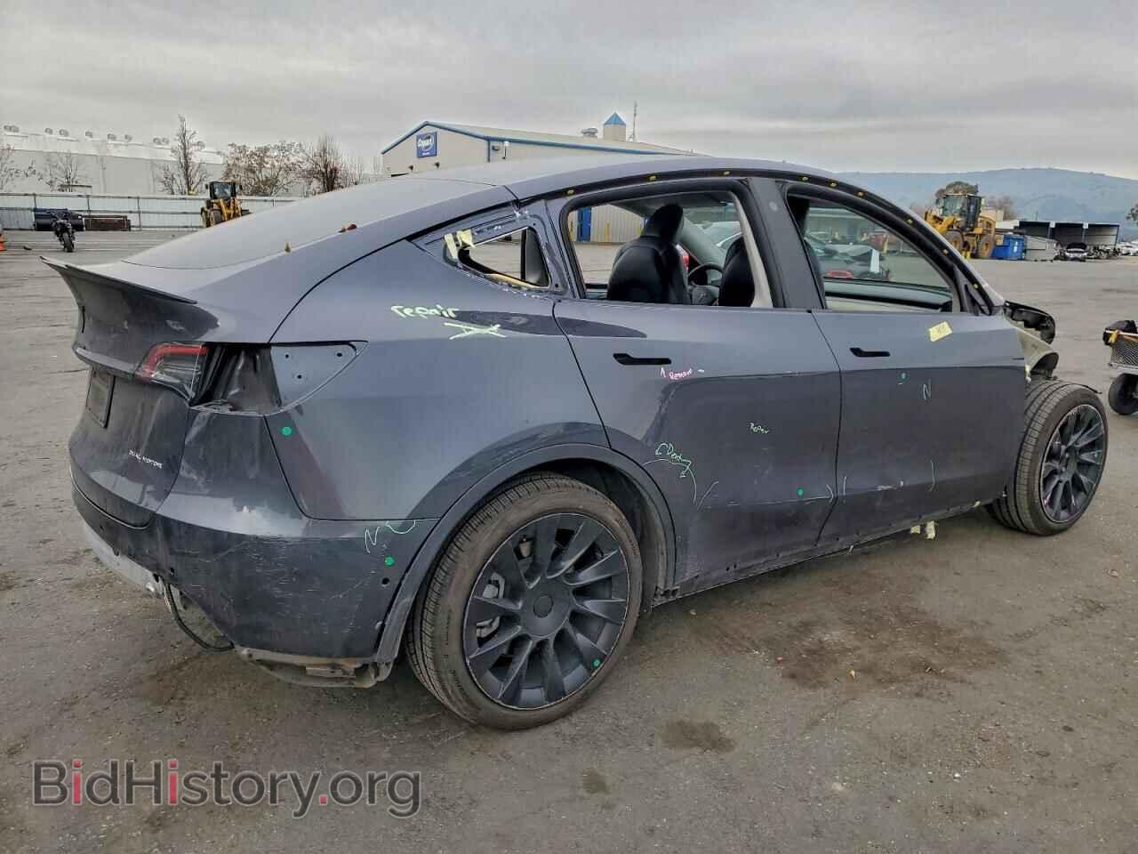 2021 TESLA MODEL Y - VIN: 5YJYGAEE1MF204659 - Фото 3