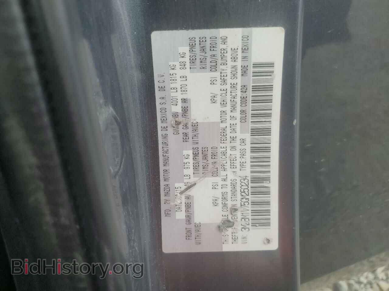 2016 MAZDA 3 - VIN: 3MZBM1V75GM250234 - Photo 12