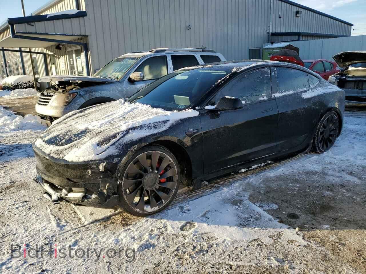 Photo 5YJ3E1EC8NF318383 - TESLA MODEL 3 2022