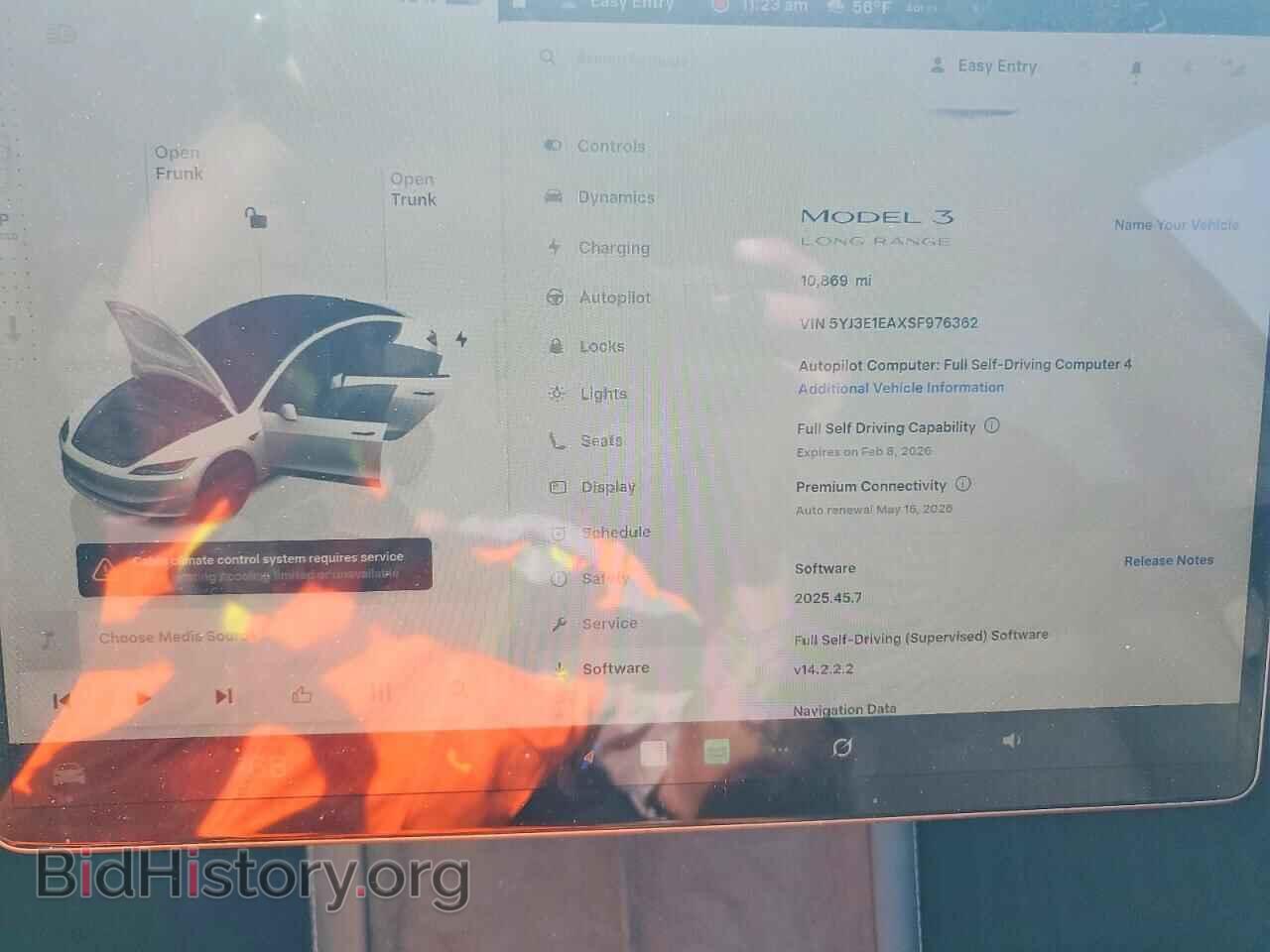 2025 TESLA MODEL 3 - VIN: 5YJ3E1EAXSF976362 - Photo 9