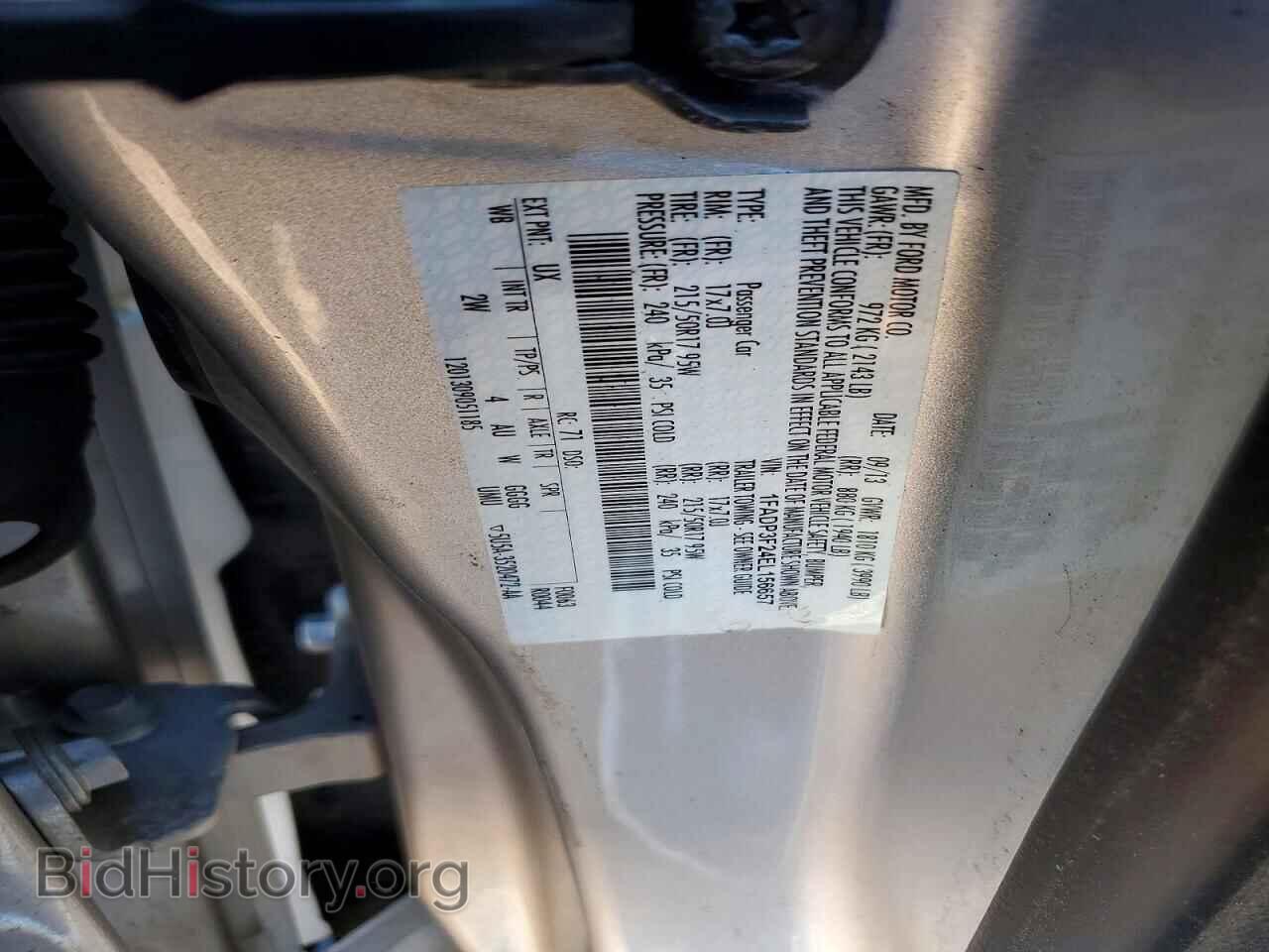 2014 FORD ALL Models - VIN: 1FADP3F24EL156657 - Фото 12
