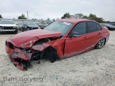 2013 BMW 3 SERIES I, red — VIN WBA3A5C59DF360012, Copart