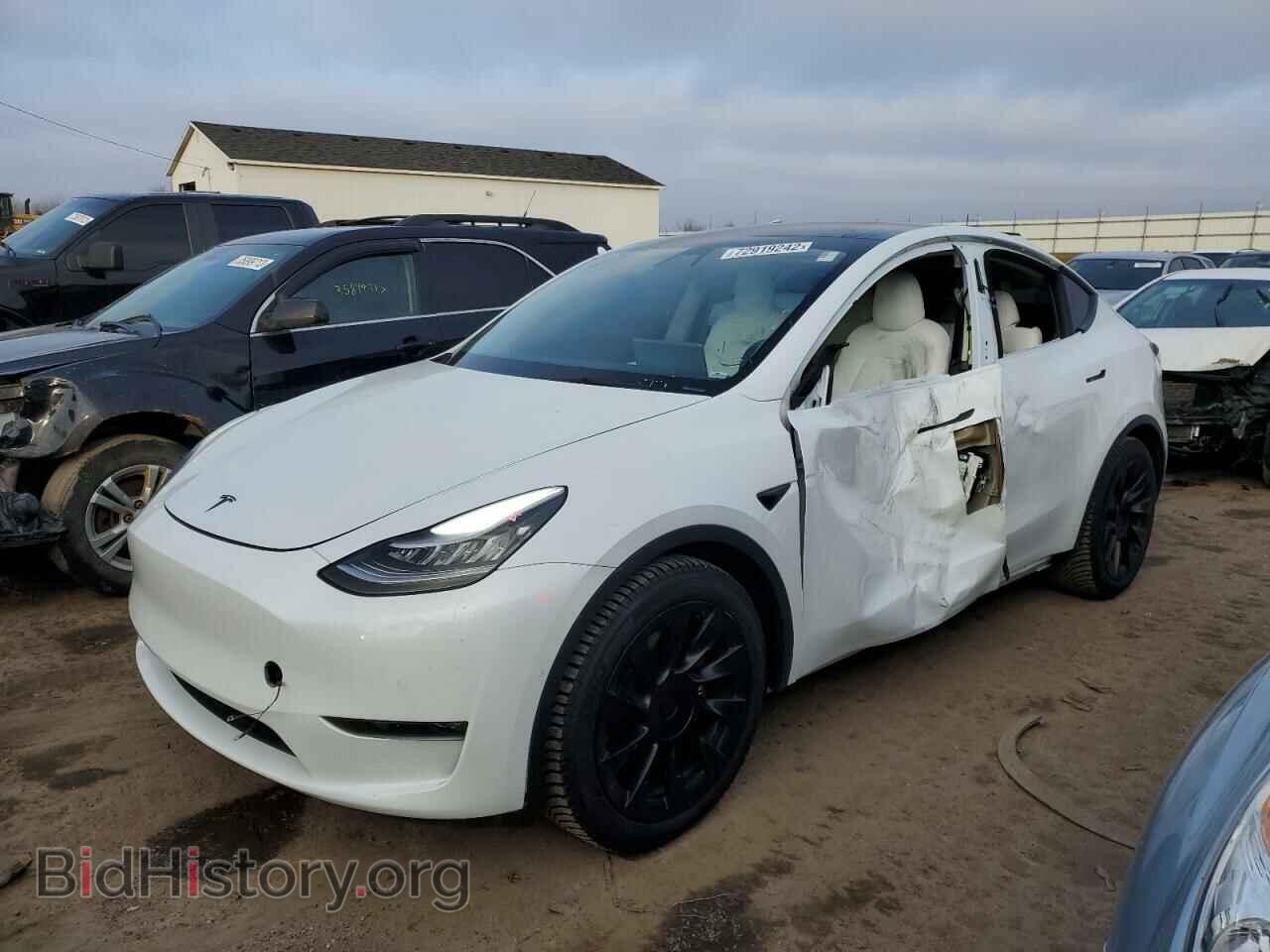 Photo 5YJYGDEE1MF100349 - TESLA MODEL Y 2021