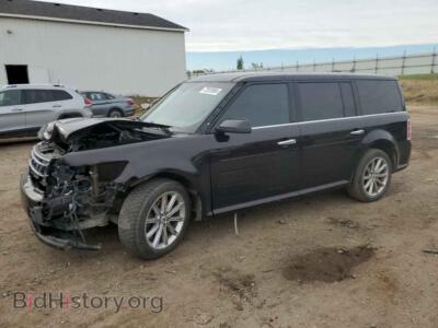 2014 Ford FLEX Limited, черный — VIN 2FMHK6D84EBD01033, Copart