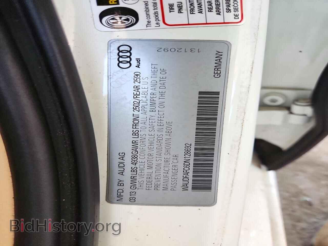 2013 AUDI A6 - VIN: WAUDFAFC6DN128692 - Photo 13