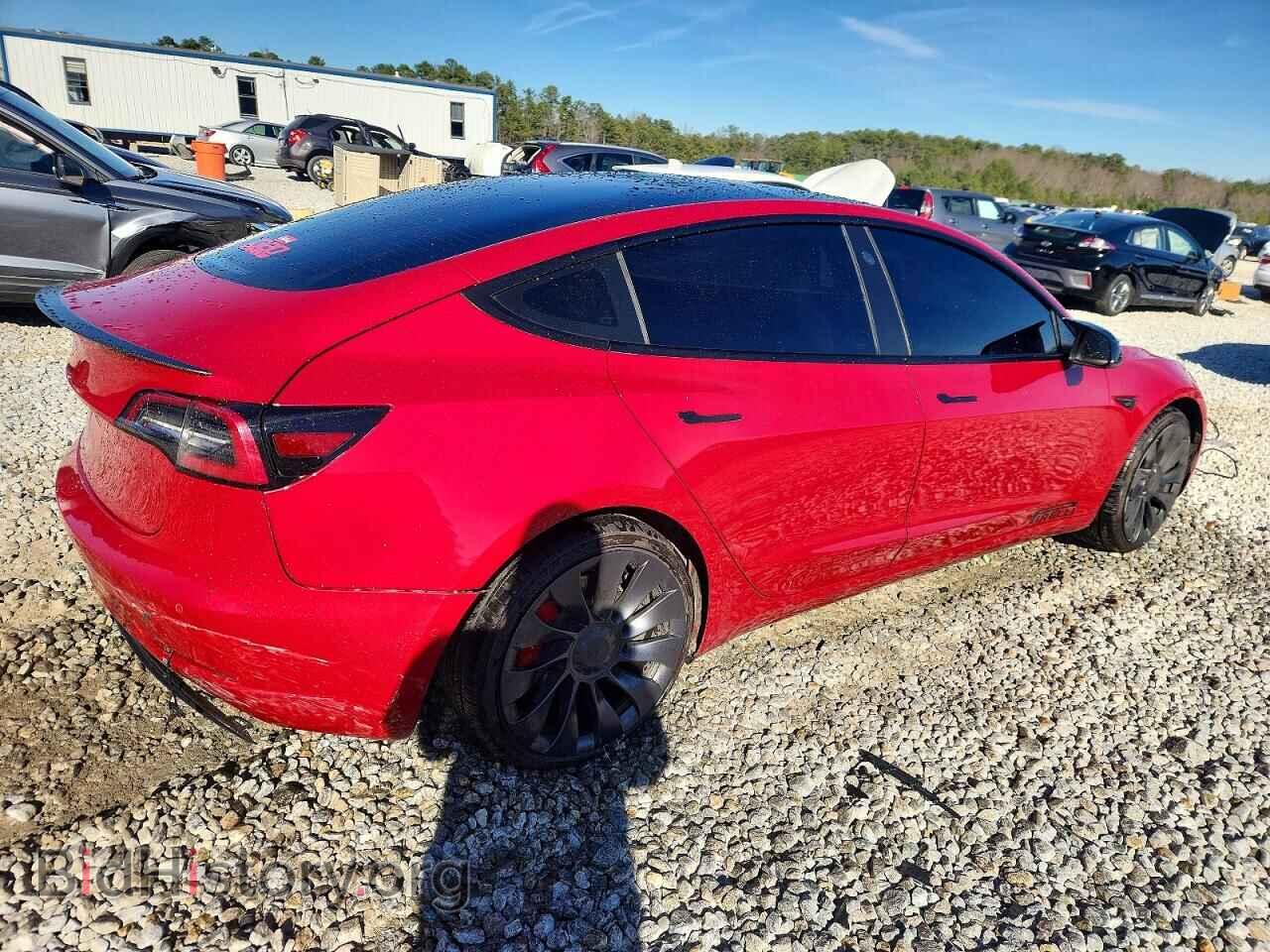 2022 TESLA MODEL 3 - VIN: 5YJ3E1EC4NF111957 - Фото 3
