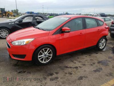 2016 Ford FOCUS SE, red — VIN 1FADP3K28GL328553, Copart