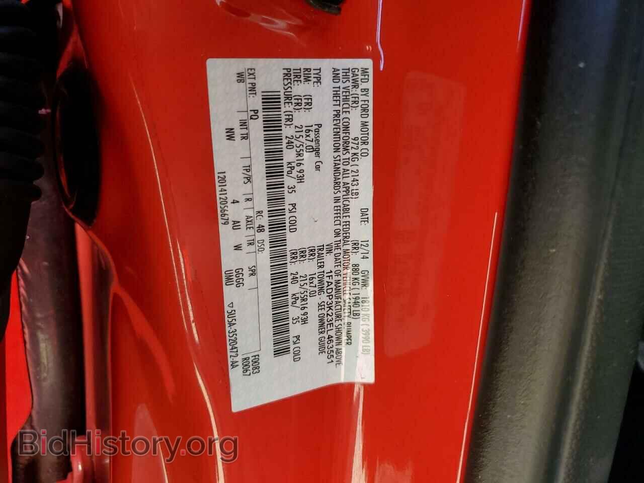 2014 FORD FOCUS - VIN: 1FADP3K23EL463551 - Photo 12
