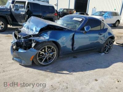 2020 Mazda MX5 MX-5 Miata, синий — VIN JM1NDAM73L0413431, Copart