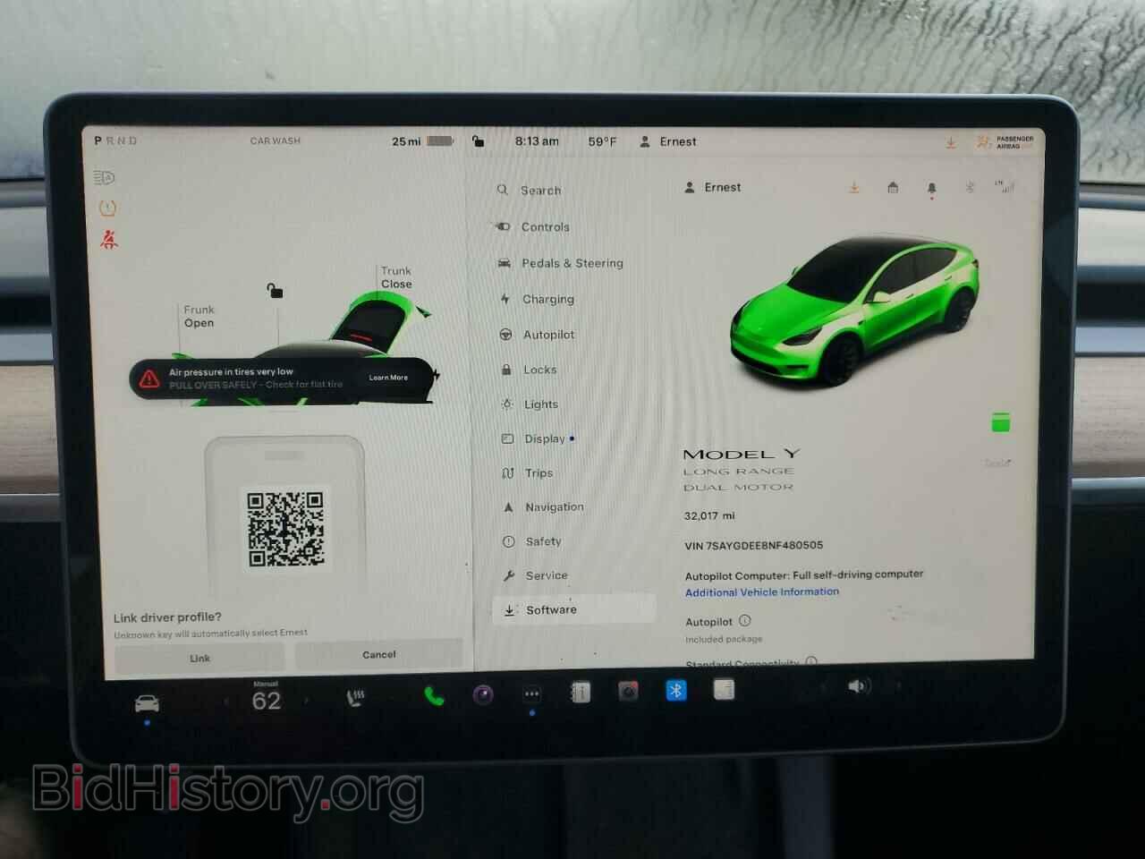2022 TESLA MODEL Y - VIN: 7SAYGDEE8NF480505 - Фото 9