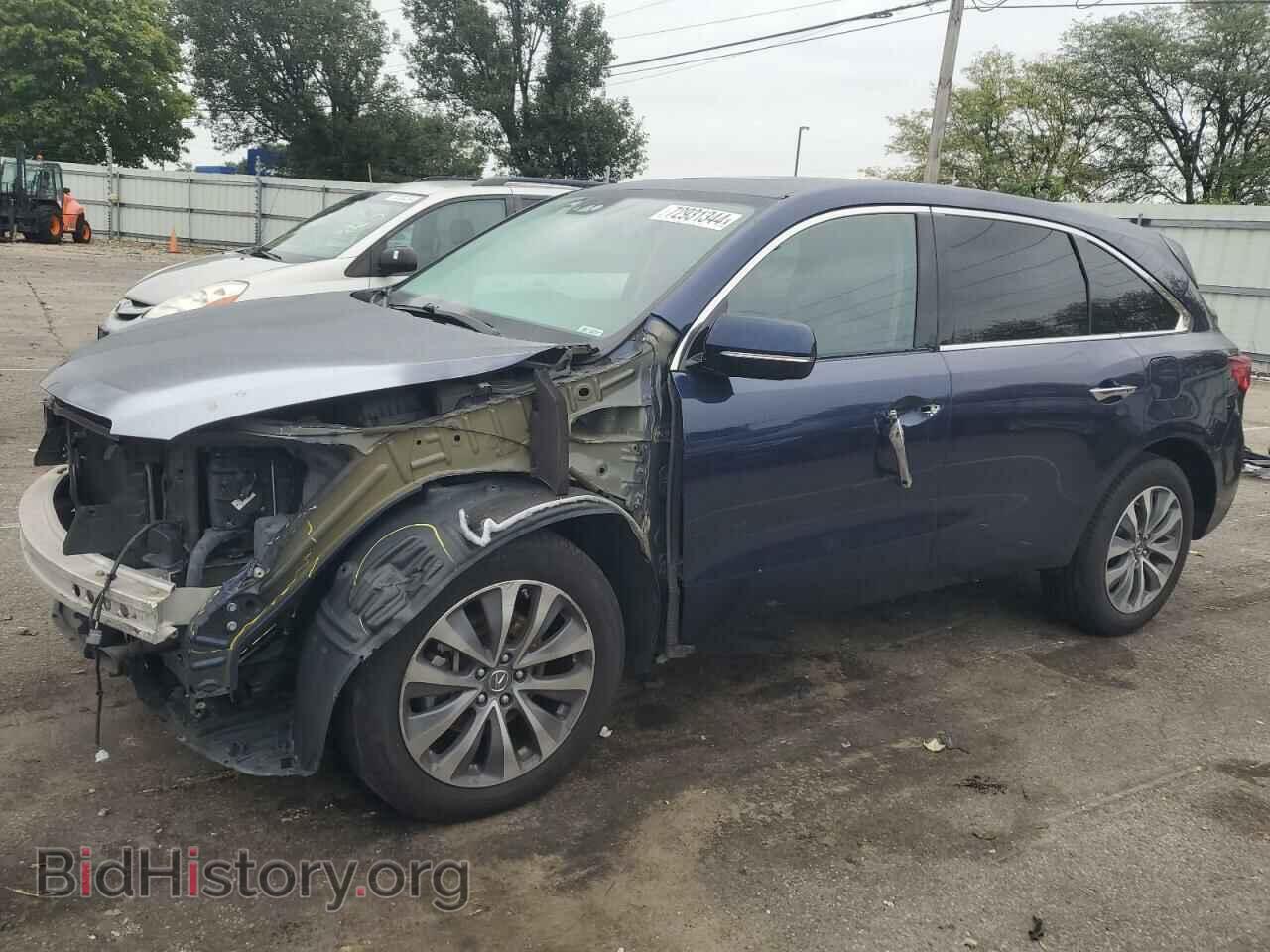 Фотография 5FRYD3H42GB006697 - ACURA MDX 2016