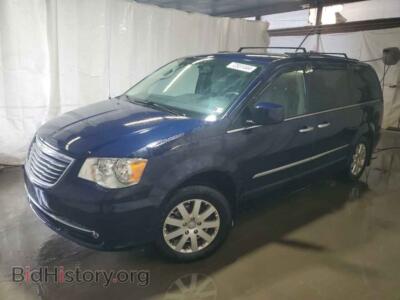 2016 Chrysler MINIVAN Touring, blue — VIN 2C4RC1BG2GR142610, Copart