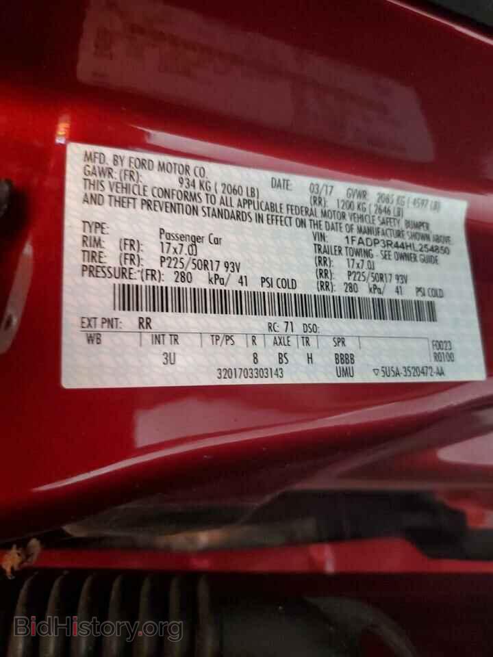 2017 FORD FOCUS - VIN: 1FADP3R44HL254850 - Фото 12