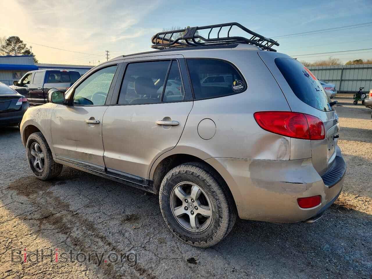 2007 HYUNDAI SANTA FE - VIN: 5NMSG13D87H013839 - Фото 2