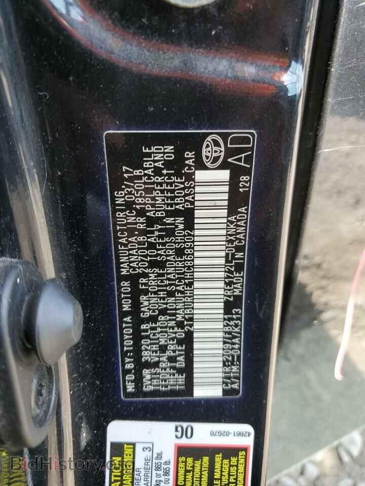 2017 TOYOTA COROLLA - VIN: 2T1BURHE1HC868902 - Photo 12