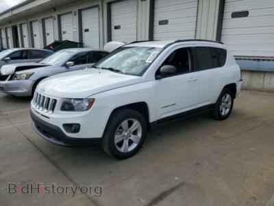 2014 Jeep COMPASS Sport, white — VIN 1C4NJDBB4ED649924, Copart