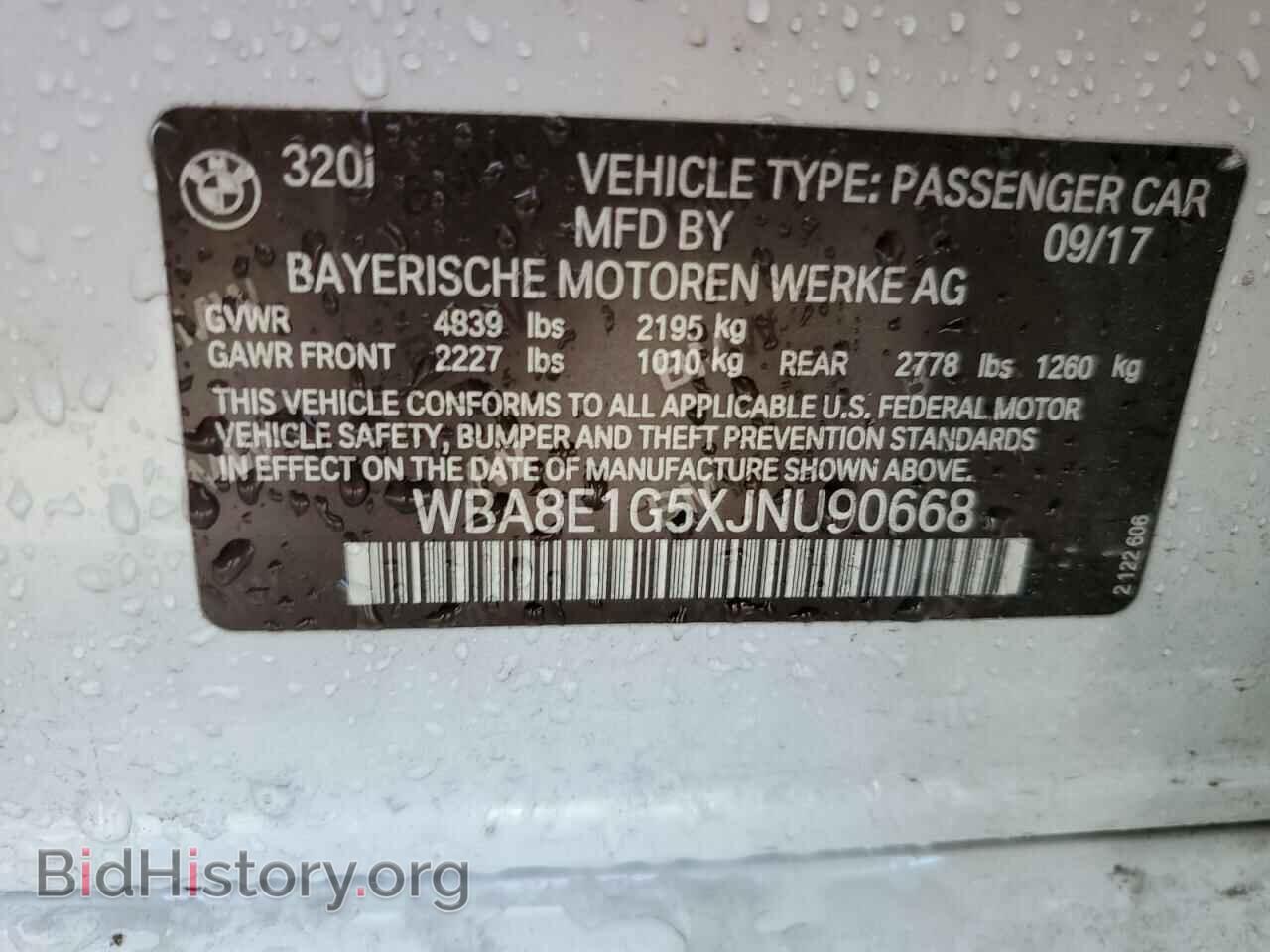 2018 BMW 3 SERIES - VIN: WBA8E1G5XJNU90668 - Фото 12