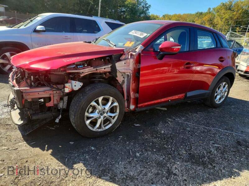2021 Mazda CX-3 Sport (VIN JM1DKDB77M1516580) — photo 1 of 12, Copart, damage: front end