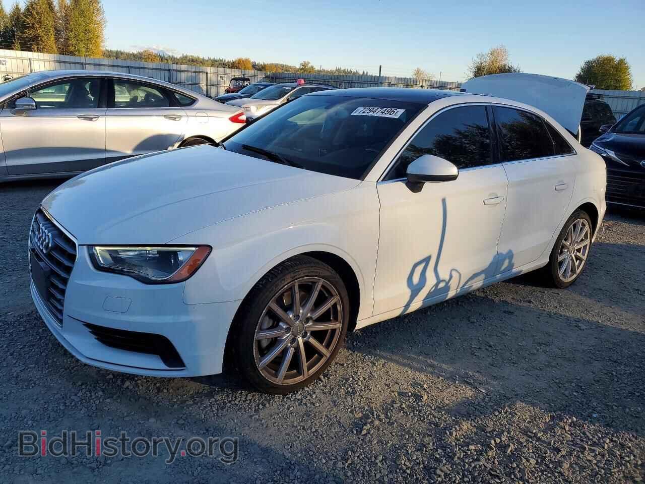 2015 Audi A3 Premium Plus (VIN WAUEFGFFXF1121823) — photo 1 of 14, Copart, damage: rear end