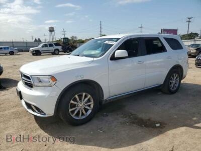 2018 Dodge DURANGO SXT, белый — VIN 1C4RDHAG9JC186580, Copart