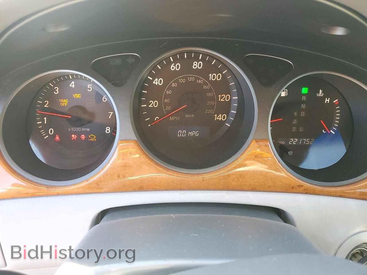 2005 LEXUS ES330 - VIN: JTHBA30G955079231 - Фото 9